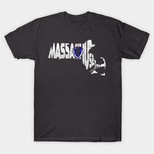 Massachusetts Typo Map T-Shirt